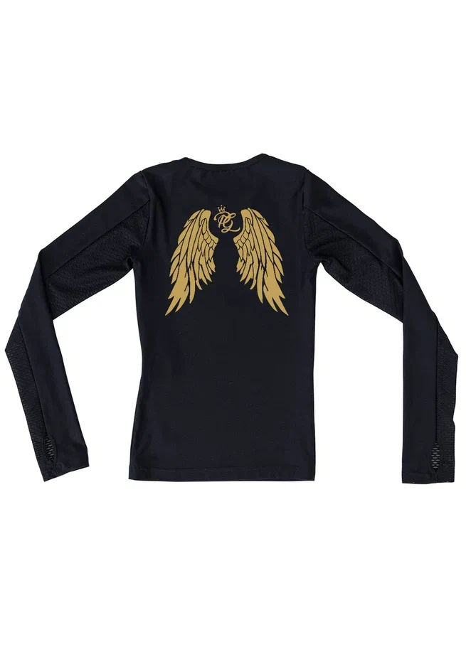 Футболка длинный рукав PG с вырезом для пальца